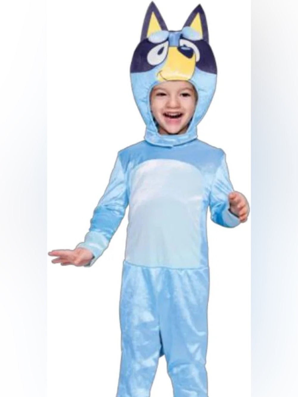 Bluey Character Kids Costume - 3 pieces (head, body suit and tail)